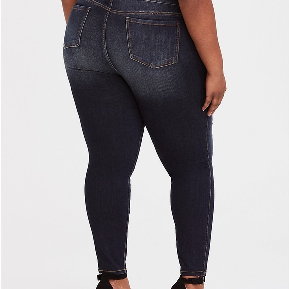Torrid Premium Stretch Jegging Dark Wash sz 16R - Picture 5 of 5
